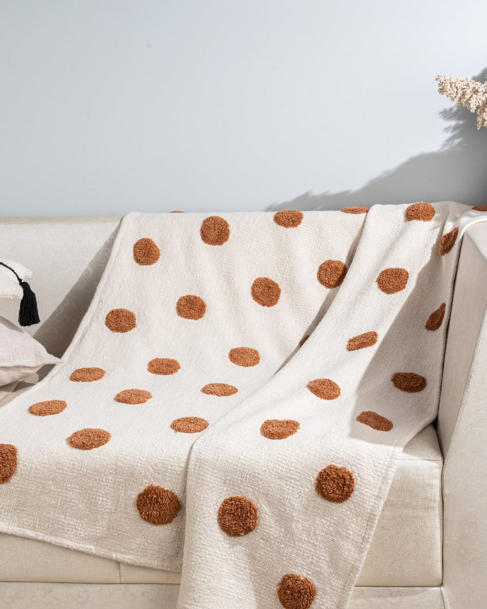 Polka Dots Throw Blanket