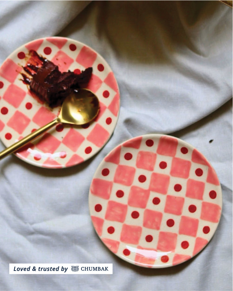 Polka Dessert Plate