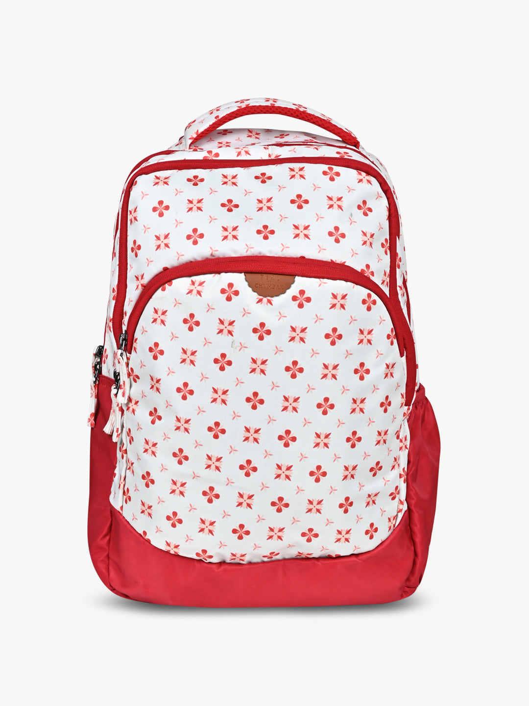 TEAL BY CHUMBAK Unisex Laptop Backpack | Red