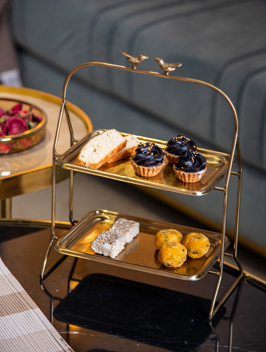 2 Tier Birdie Dessert Platter