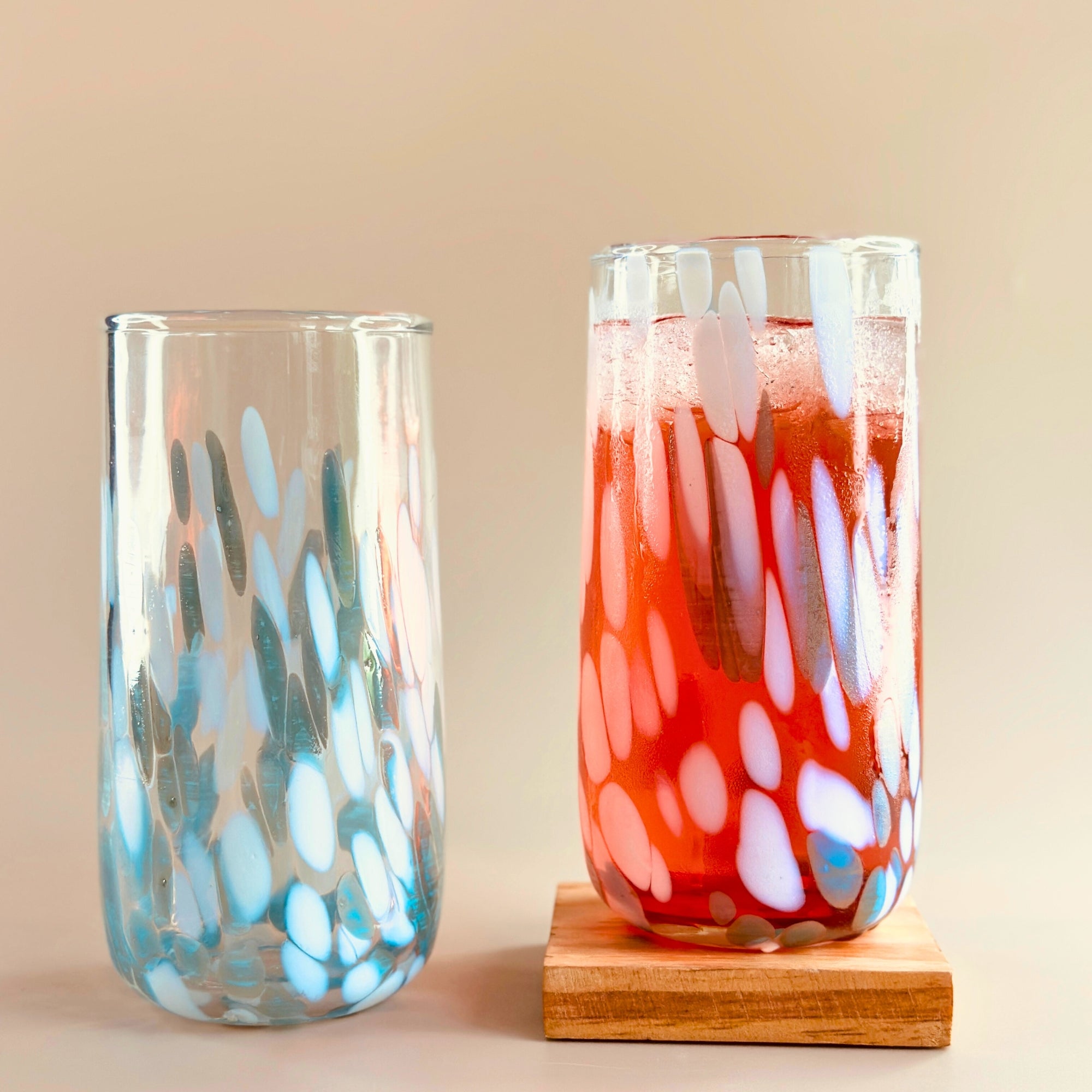 Aqua Glasses Set of 2