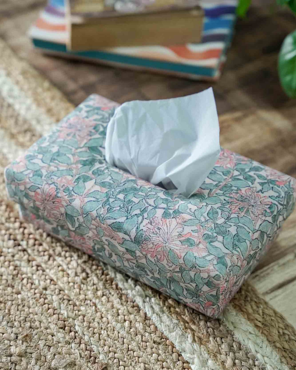 Floral Drama Tissue Box