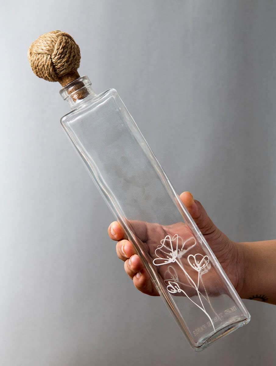 Glass Water Bottle