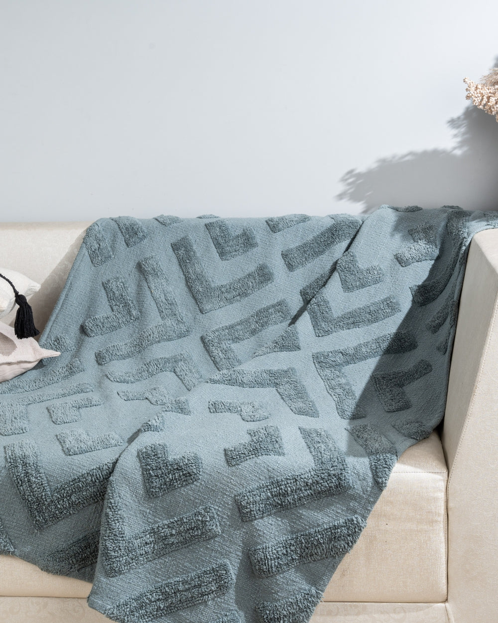 Stormy Sea Throw Blanket