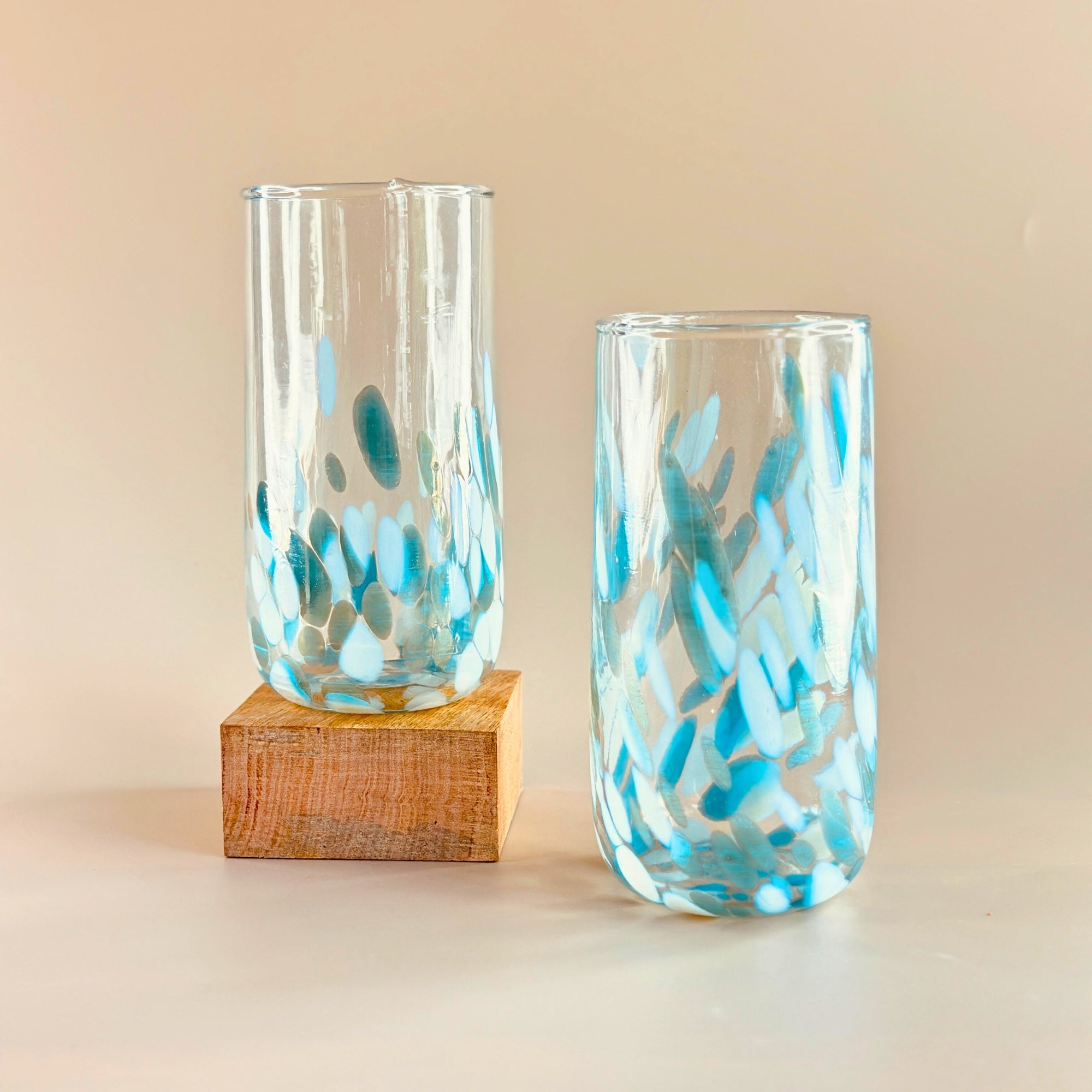 Aqua Glasses Set of 2