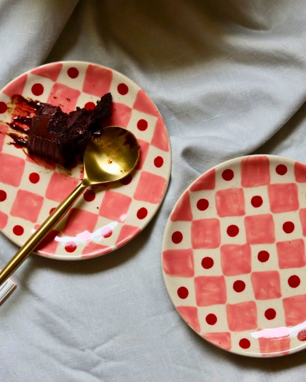 Polka Dessert Plate