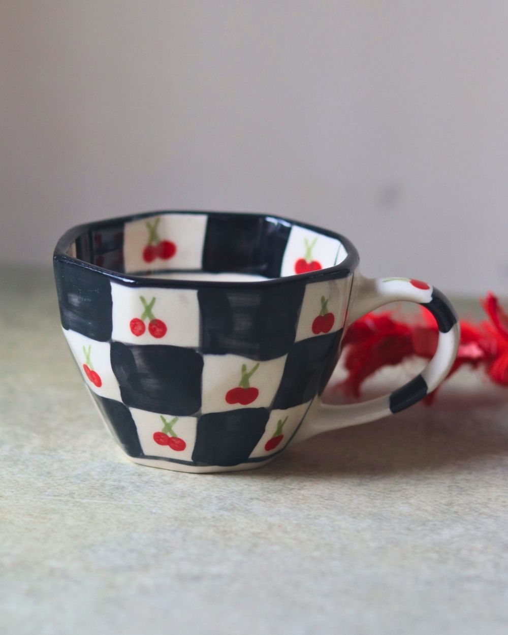 Cherry Chess Mug