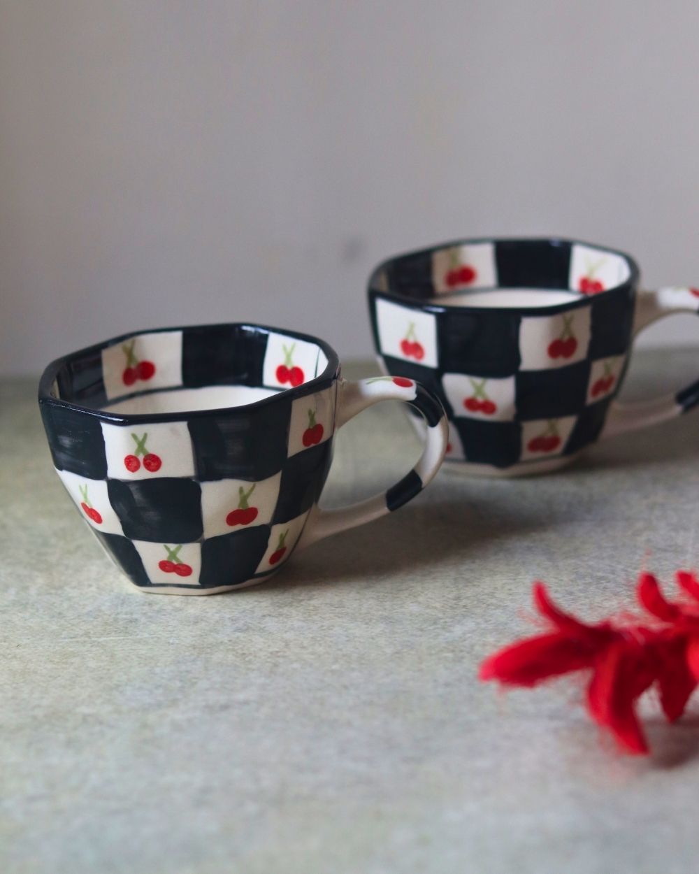 Cherry Chess Mug