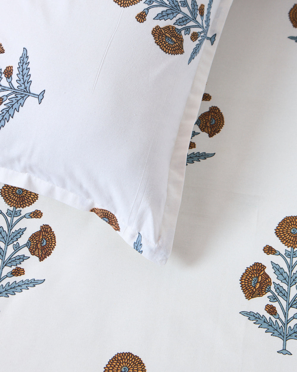 Bloomin’ Boota – Marigold Bedsheet Set