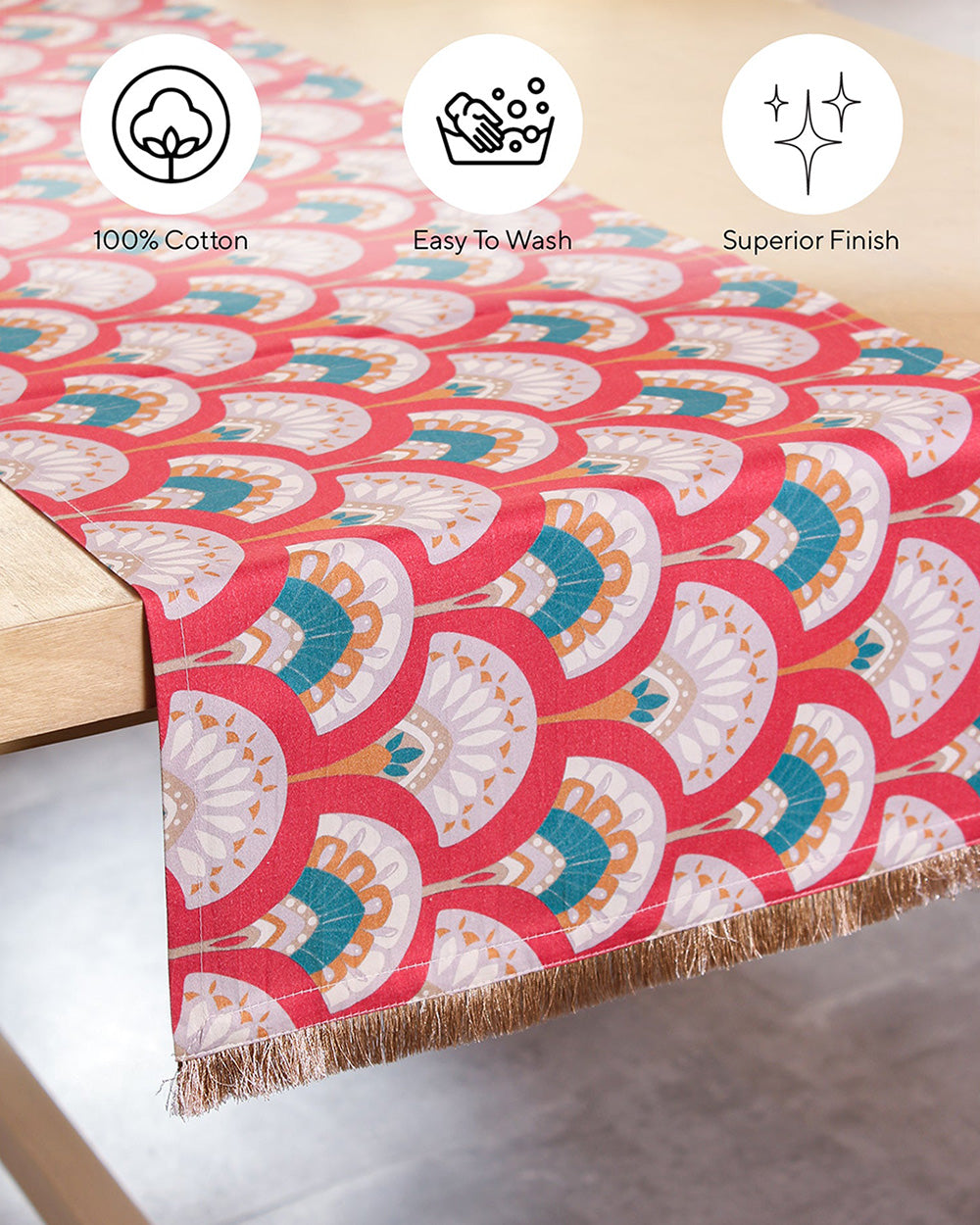 Festival Flair Table Runner - Red