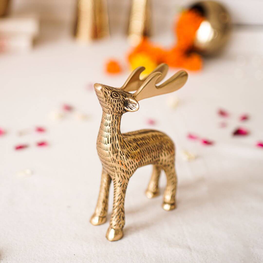 Deer Gold Figurine