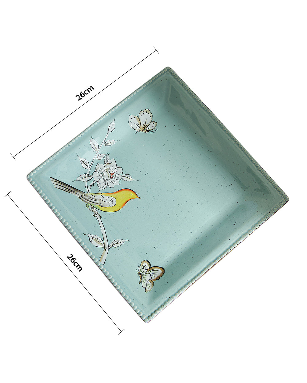 Flora Bird Dinner Plate