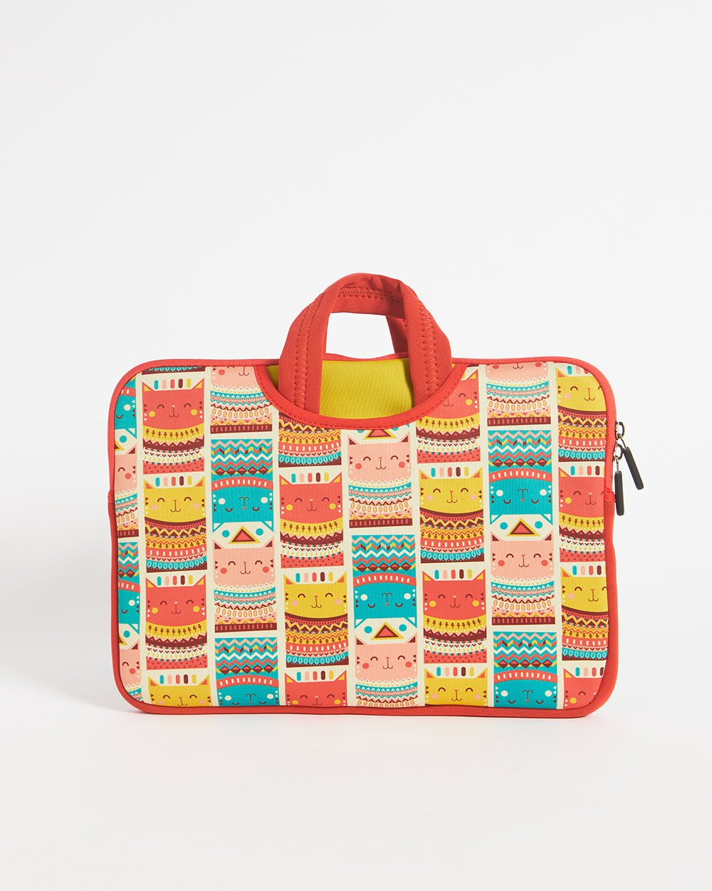 Happy Cats Aztec Laptop Sleeve - 13”