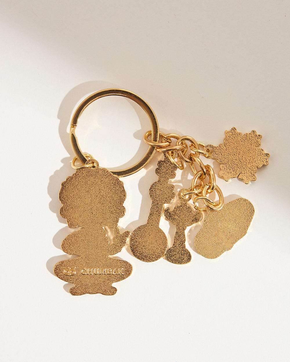 Bharatnatyam Metal Keychain