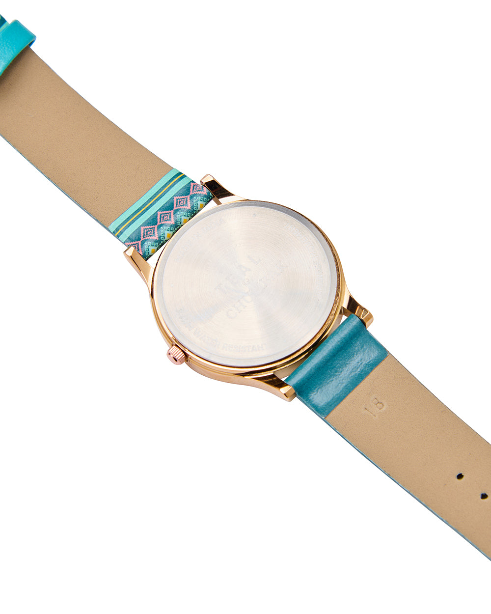 TEAL by Chumbak Ombre Aztec Watch Teal