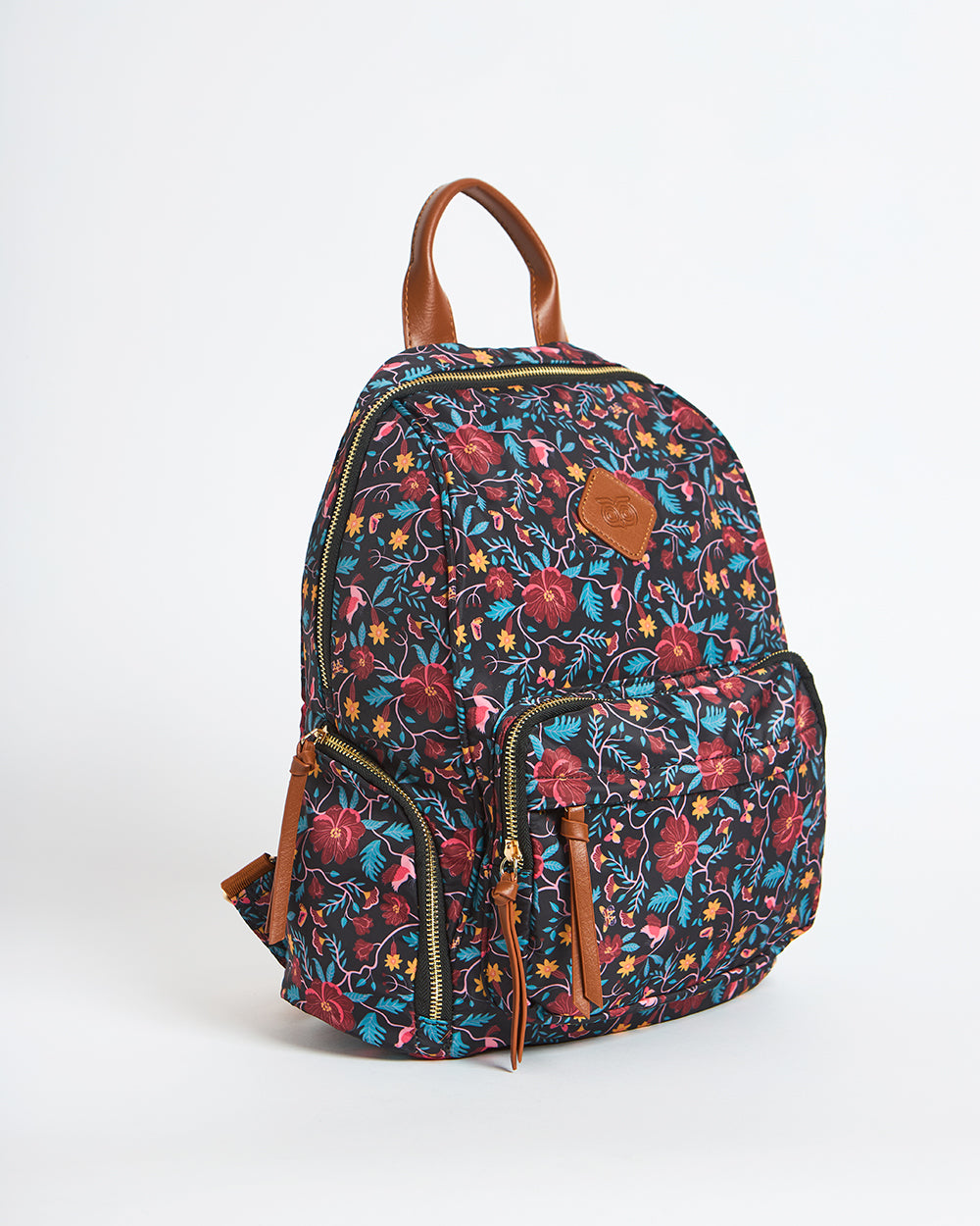 Floral Vines Printed Backpack