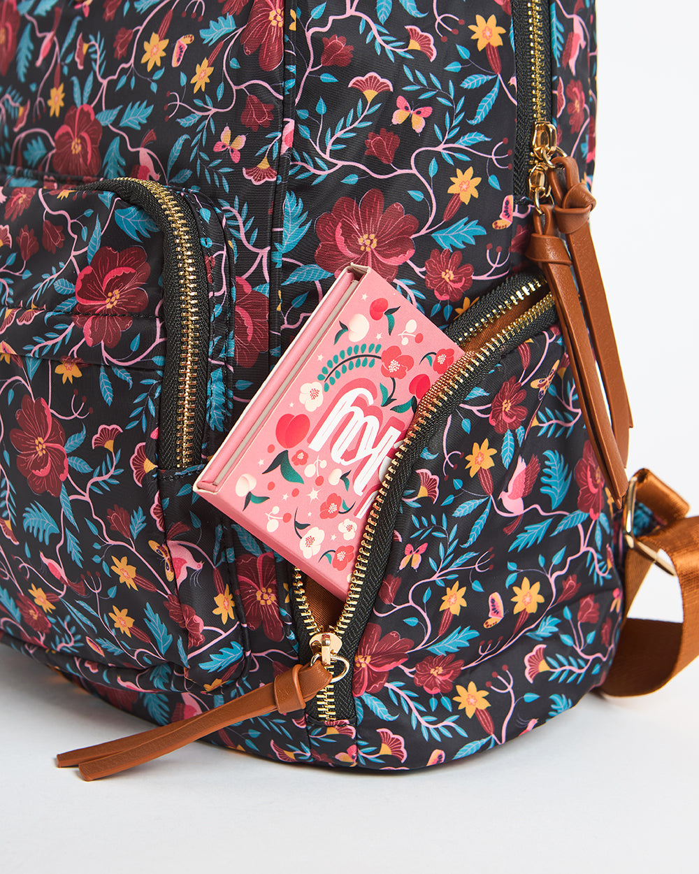 Floral Vines Printed Backpack