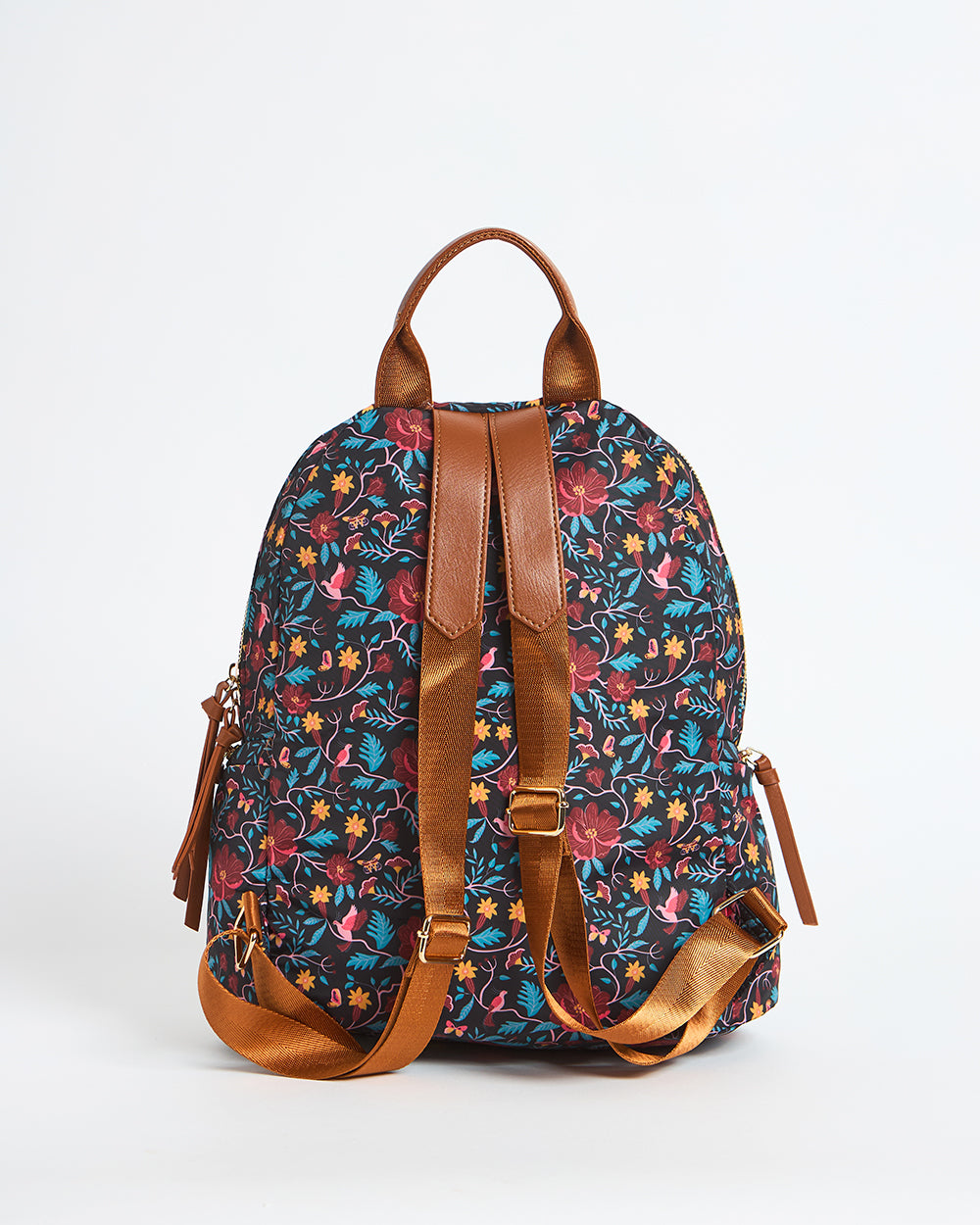 Floral Vines Printed Backpack