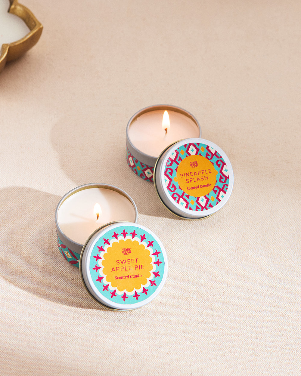 LIT Evenings Gift Box -  Mini Candle Tins Set of 2