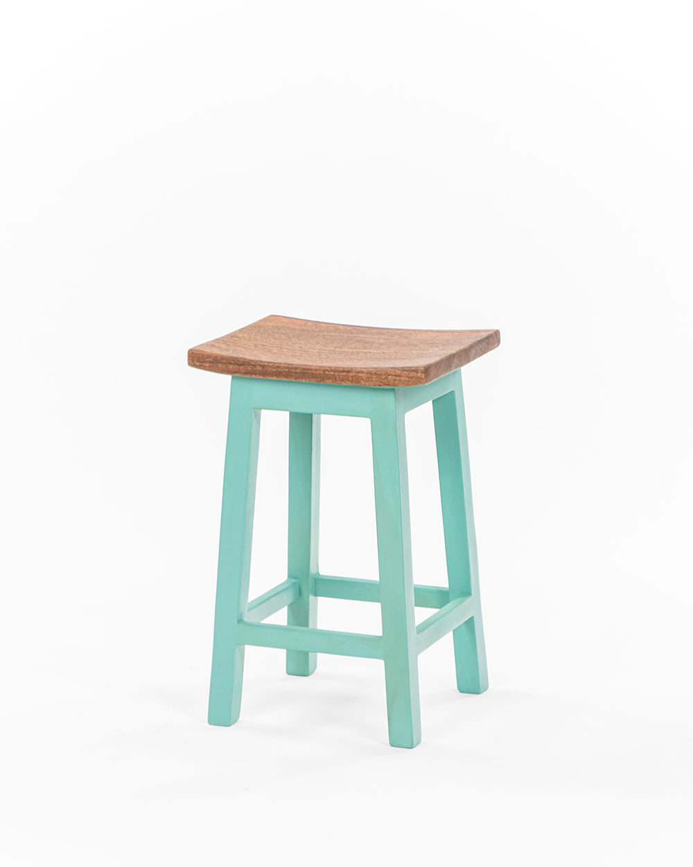 Farmhouse Stool - Teal