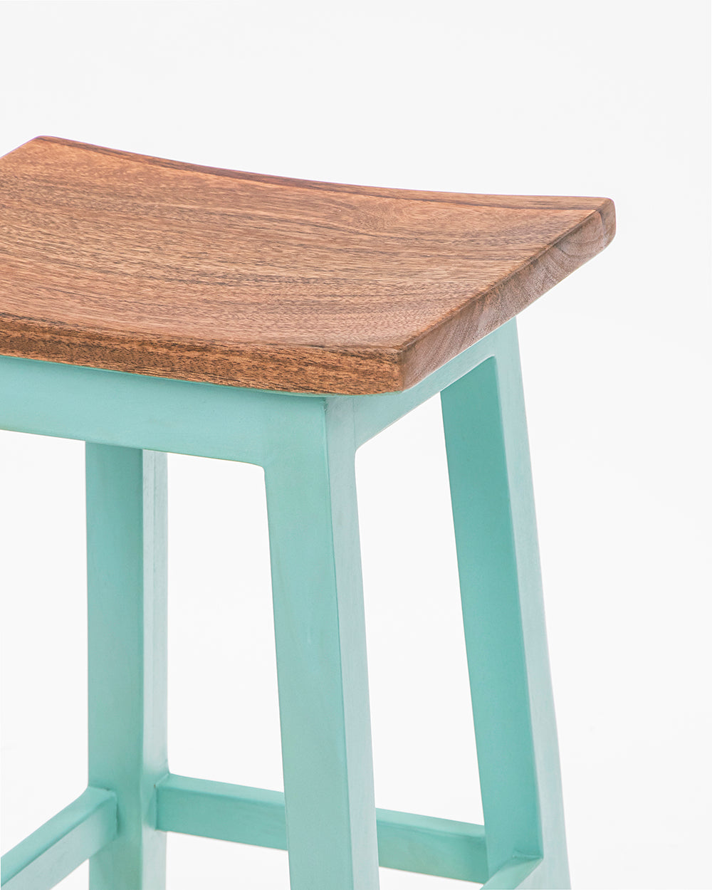 Farmhouse Stool - Teal