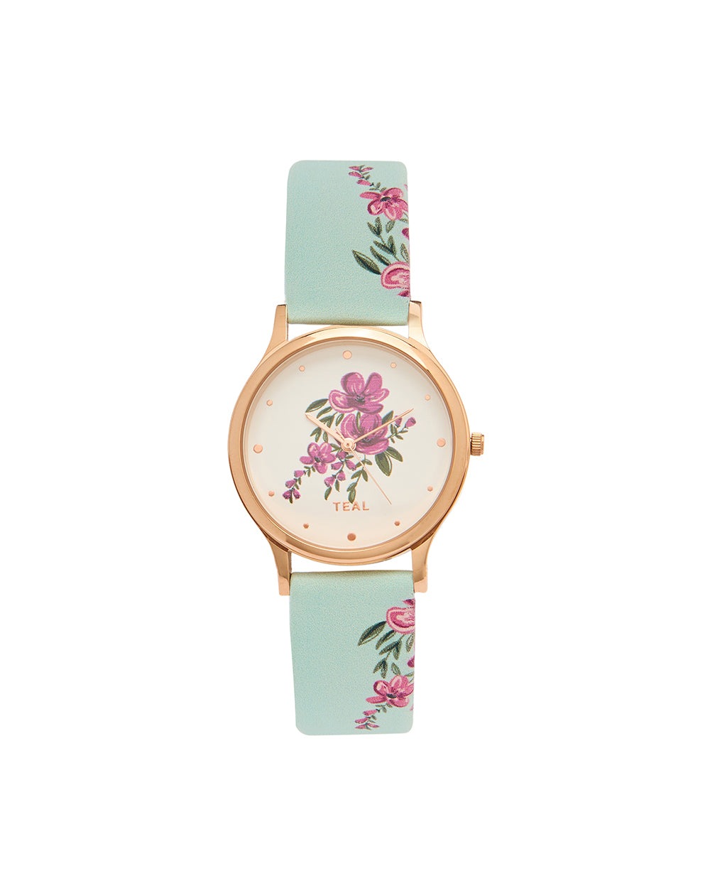 TEAL by Chumbak Jungle Flowers Watch-Mint