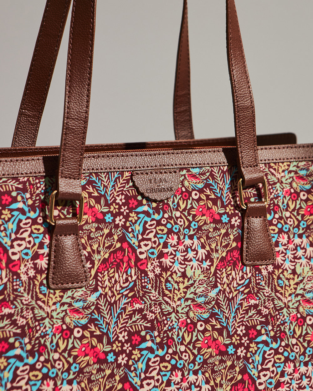 Teal by Chumbak Rainforest Office Tote