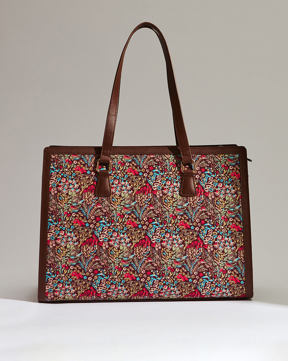 Teal by Chumbak Rainforest Office Tote