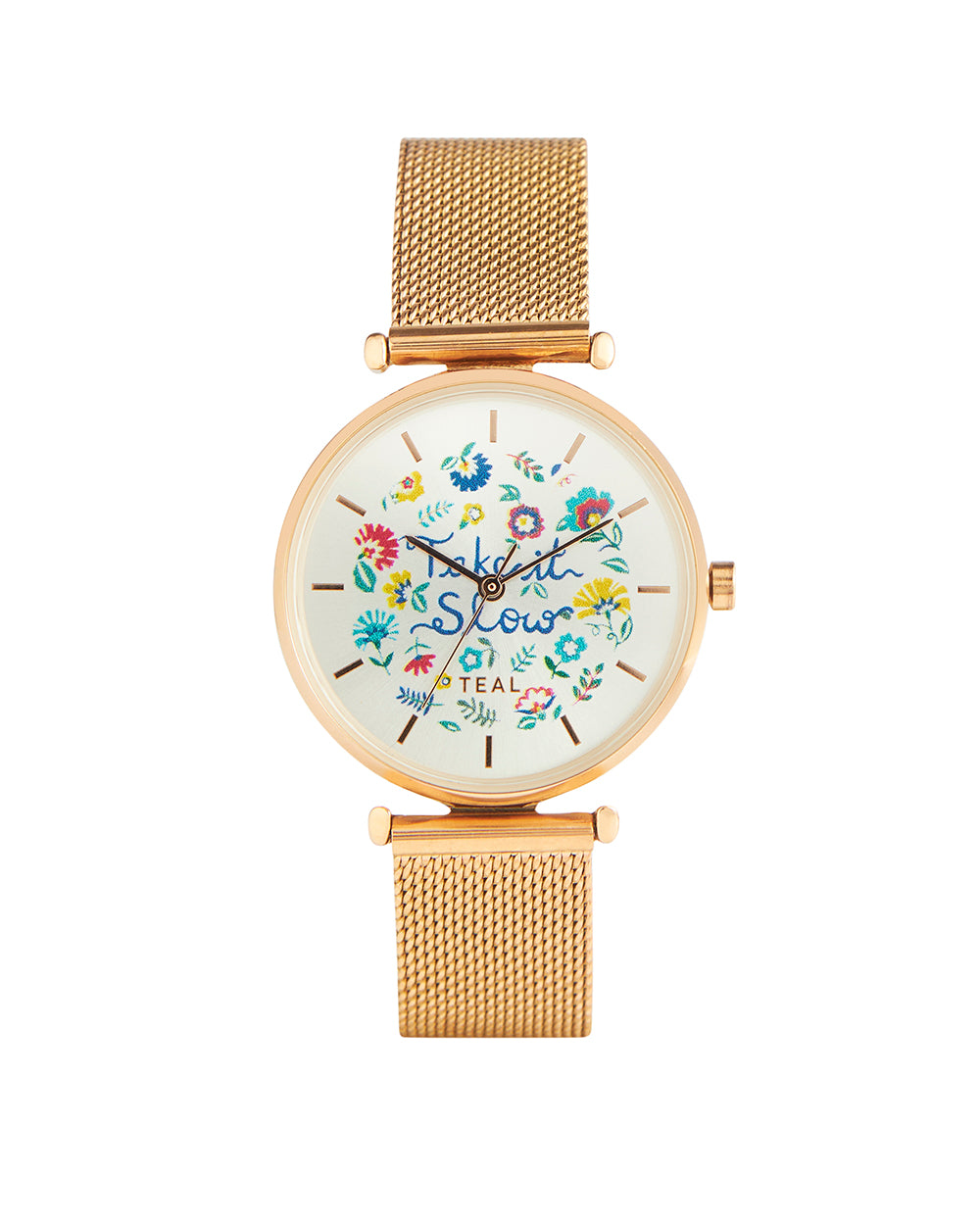 Buy OLIVIA BURTON Womens Floral Round Dial Leather Analogue Watch -  OB16EG97W | Shoppers Stop