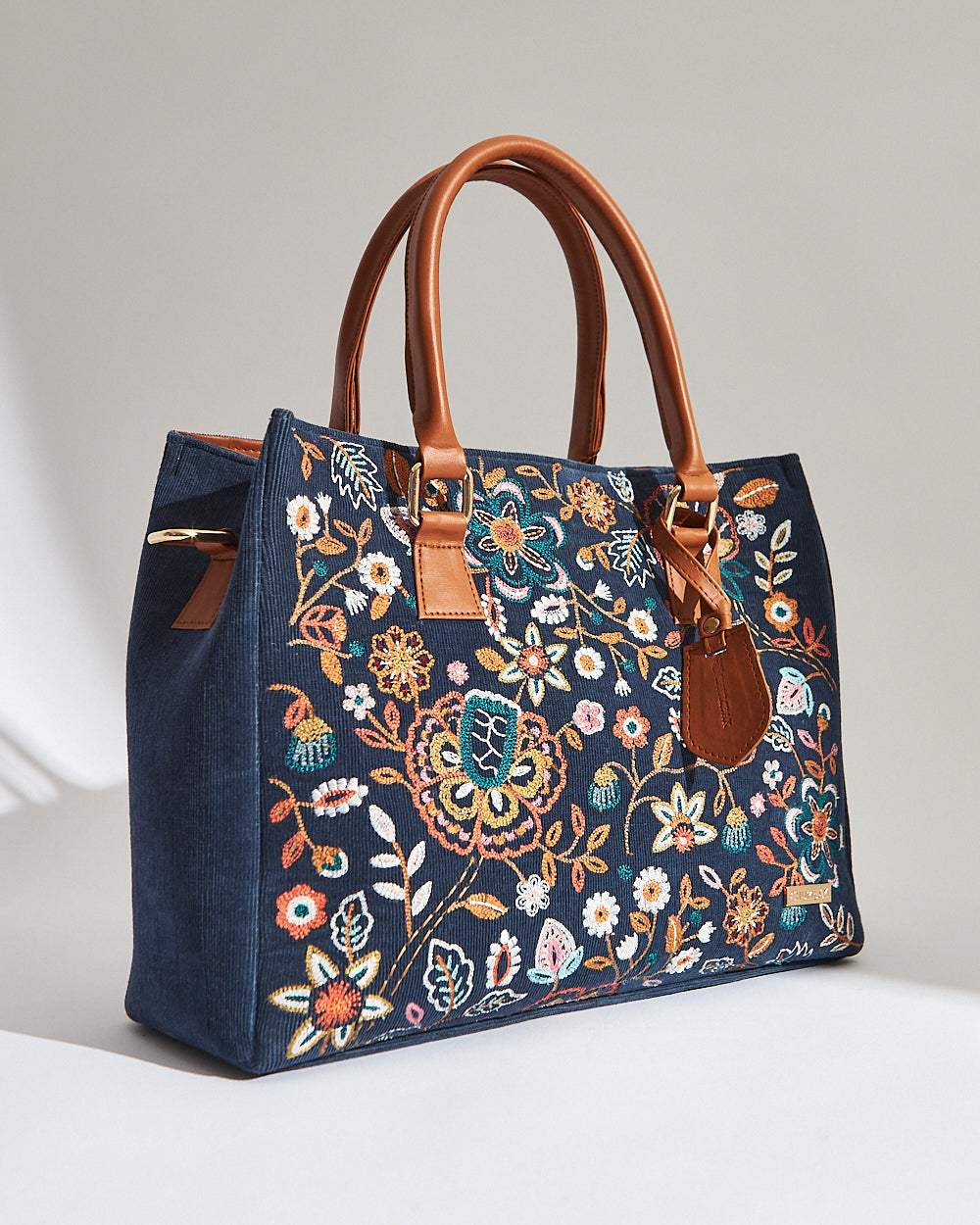 Embroidered Tote | Batik Bloom