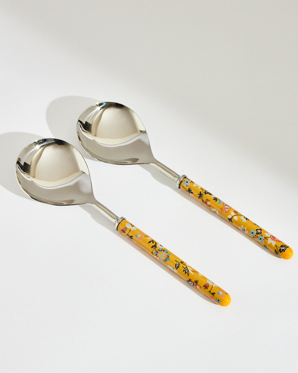 Pixel Paisley Serving Spoons Yellow(Set of 2)