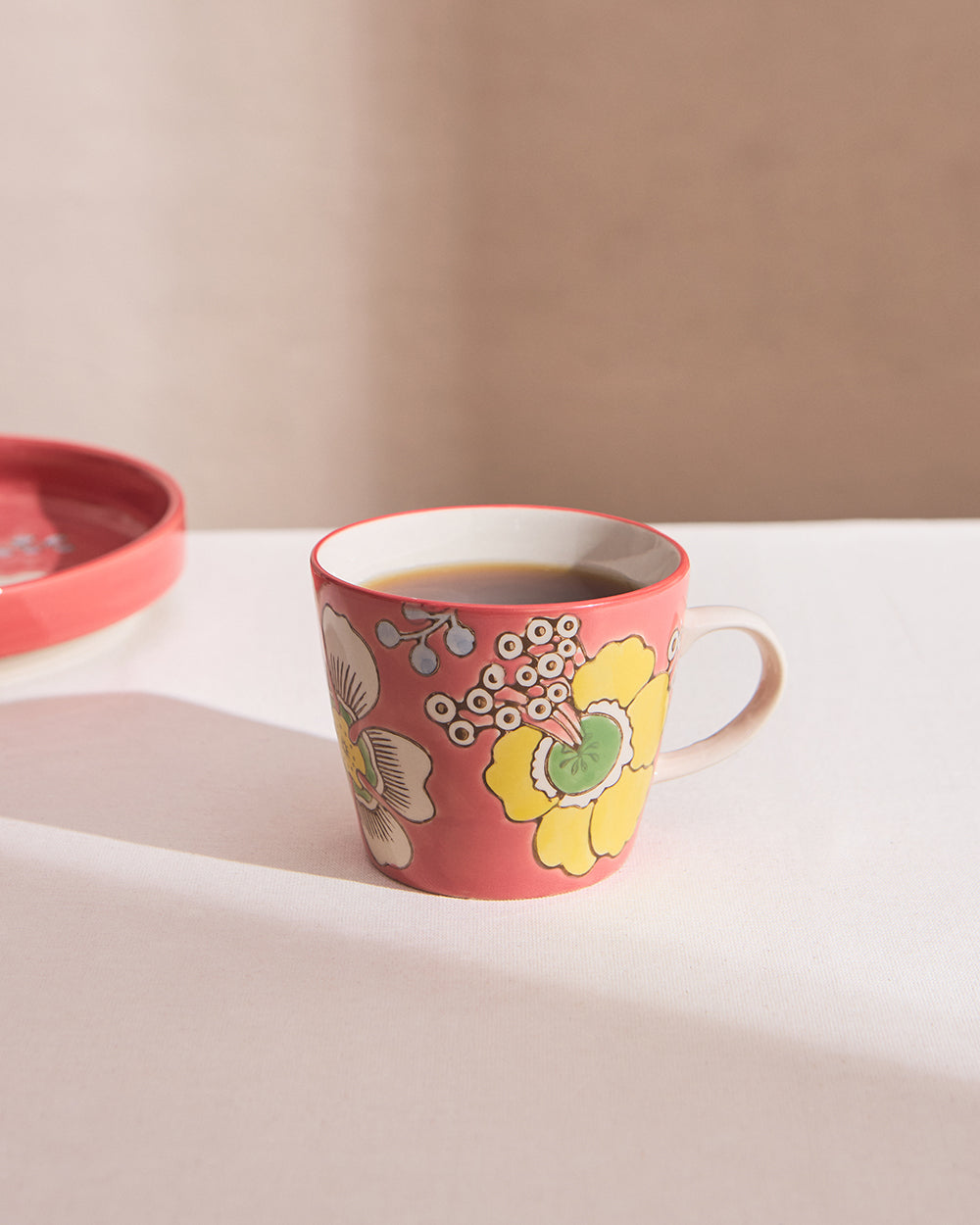 Hibiscus Bloom Mug Red