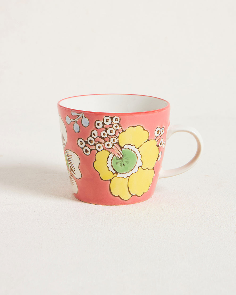 Hibiscus Bloom Mug Red