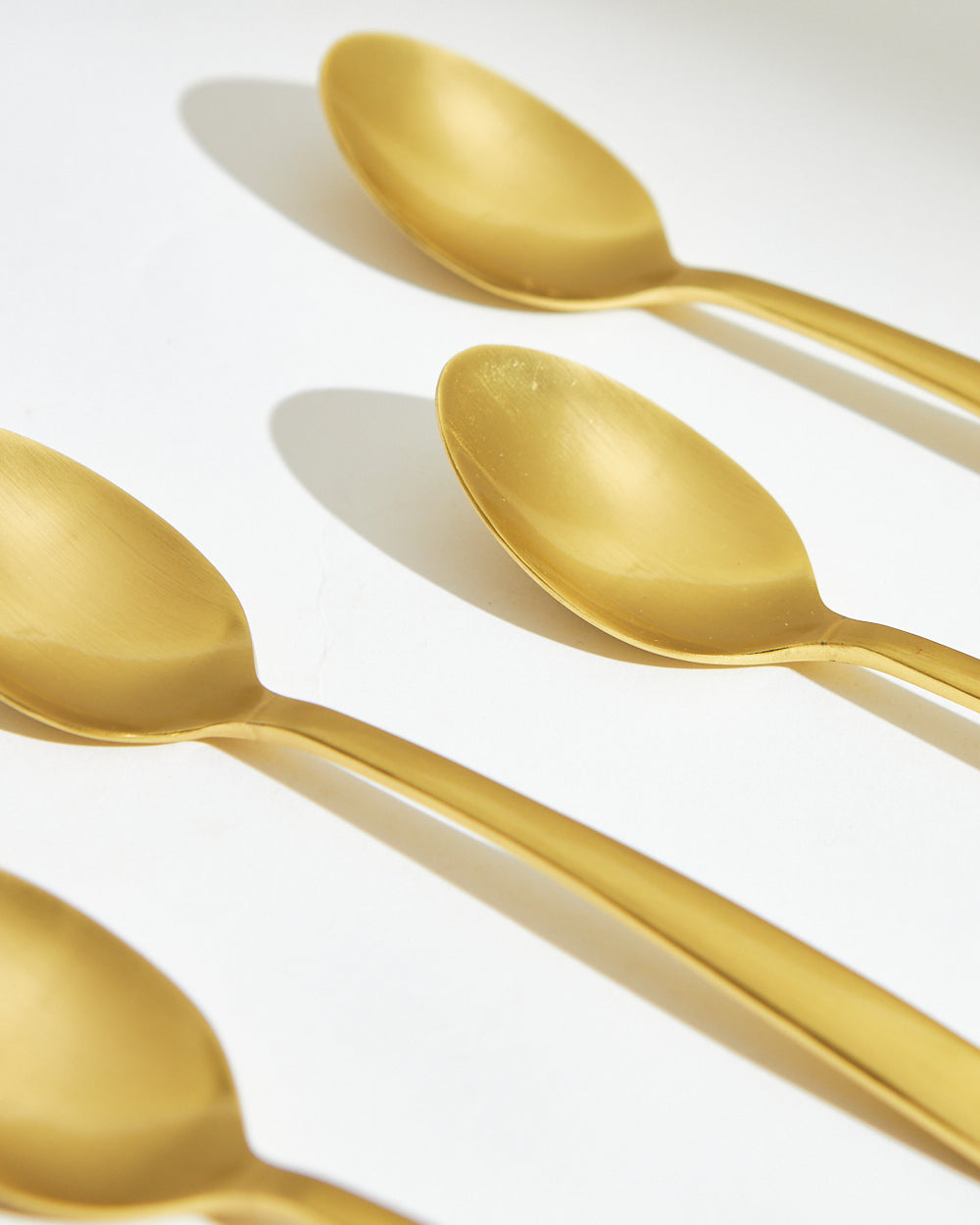 Classic Gold Dessert Spoons - Set of 4