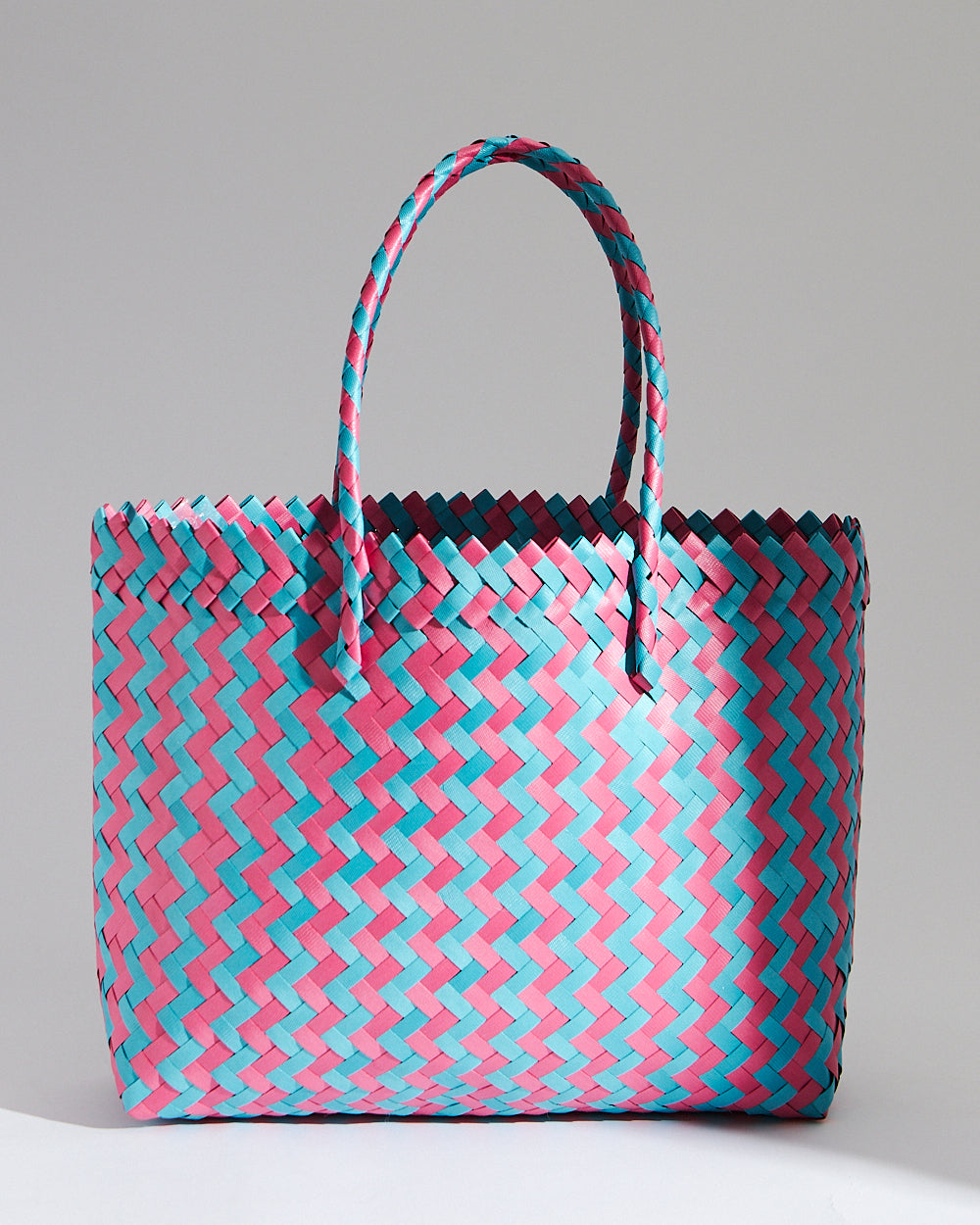 Weave Lunch Bag - Pink