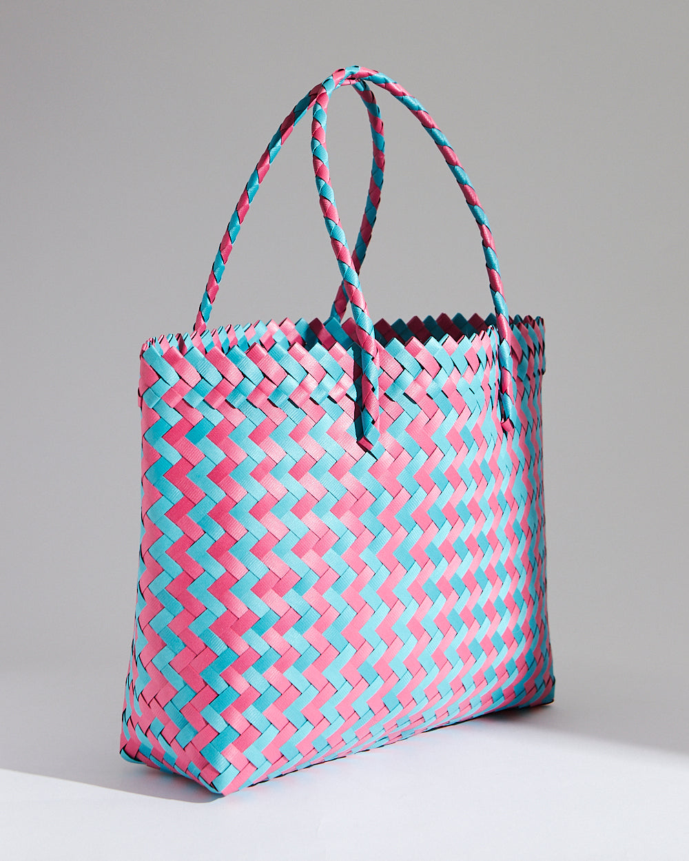 Weave Lunch Bag - Pink