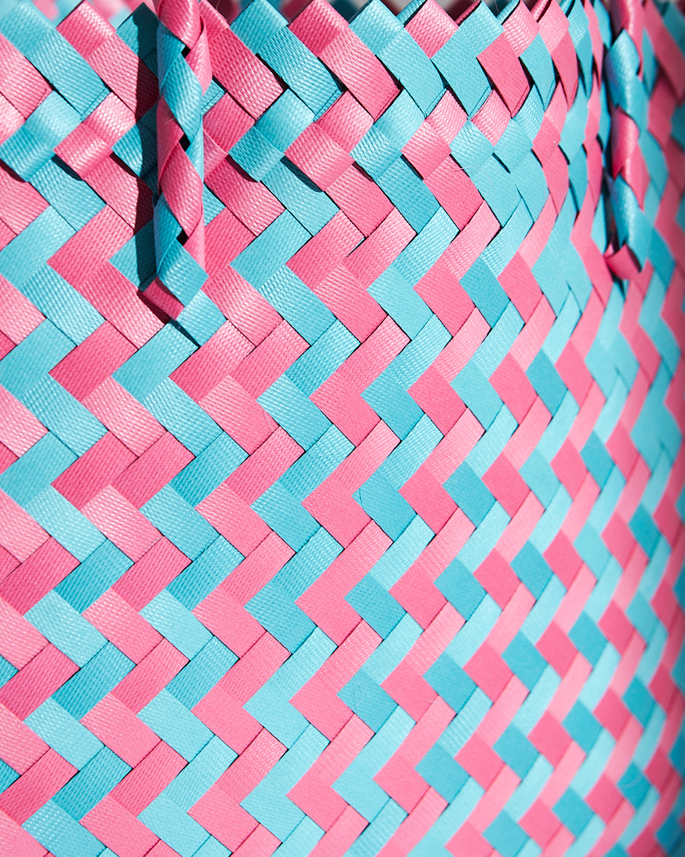 Weave Lunch Bag - Pink