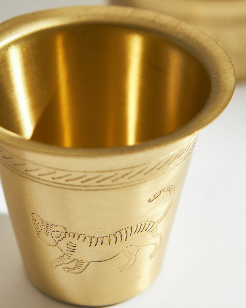 Filter Coffee Tumbler Dabara Brassware Gift Box | Set of 2