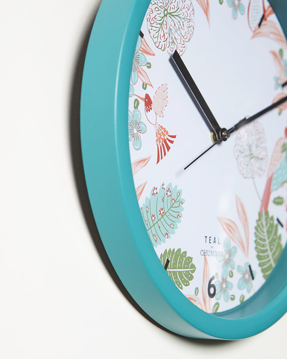 Teal by Chumbak | Begum Baagh Wall Clock  | 11 inch