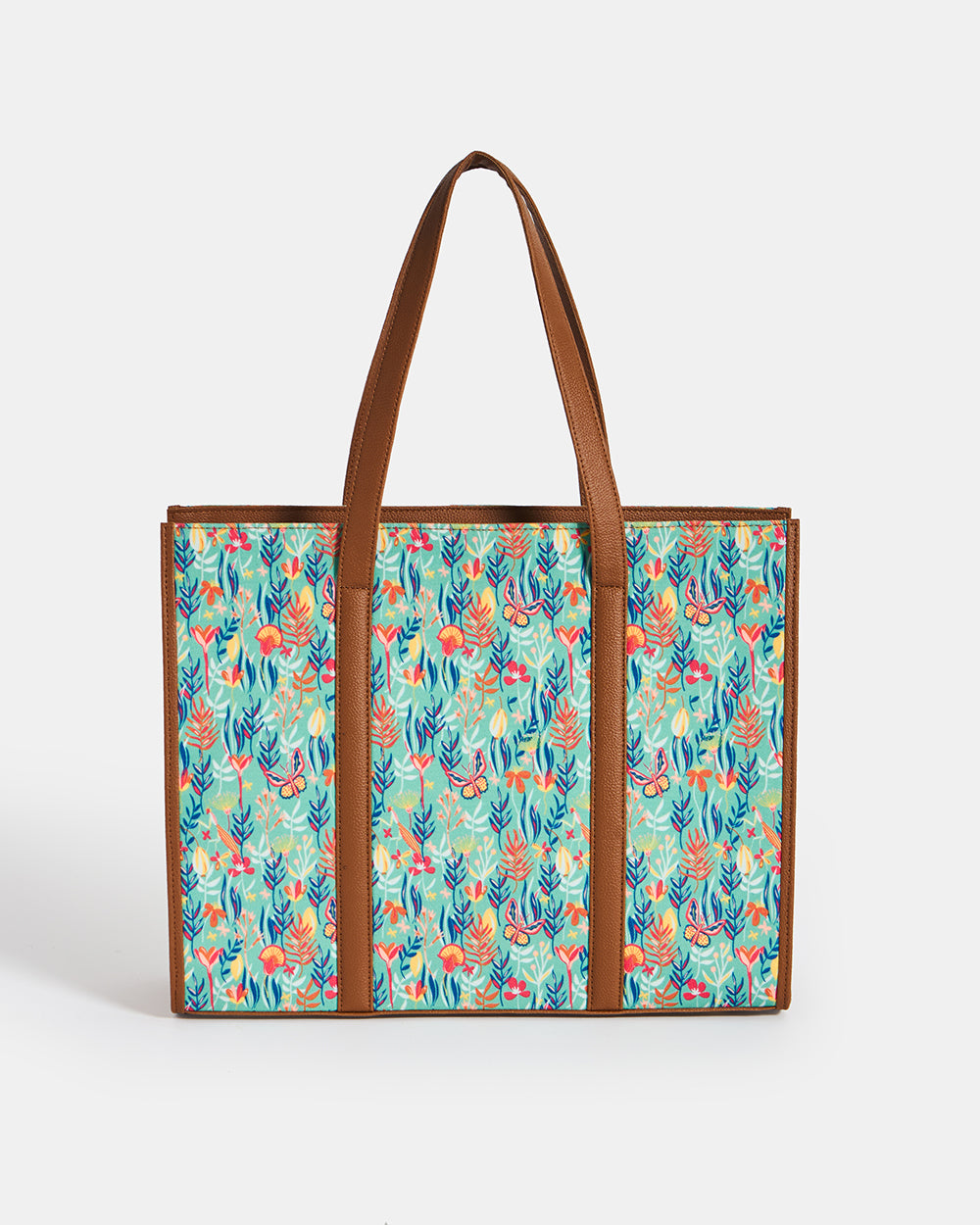 Teal by Chumbak |Tokyo Blooms Canvas Tote