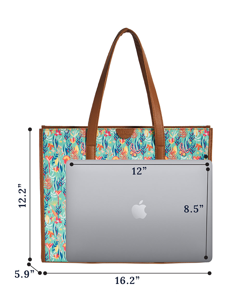 Teal by Chumbak |Tokyo Blooms Canvas Tote