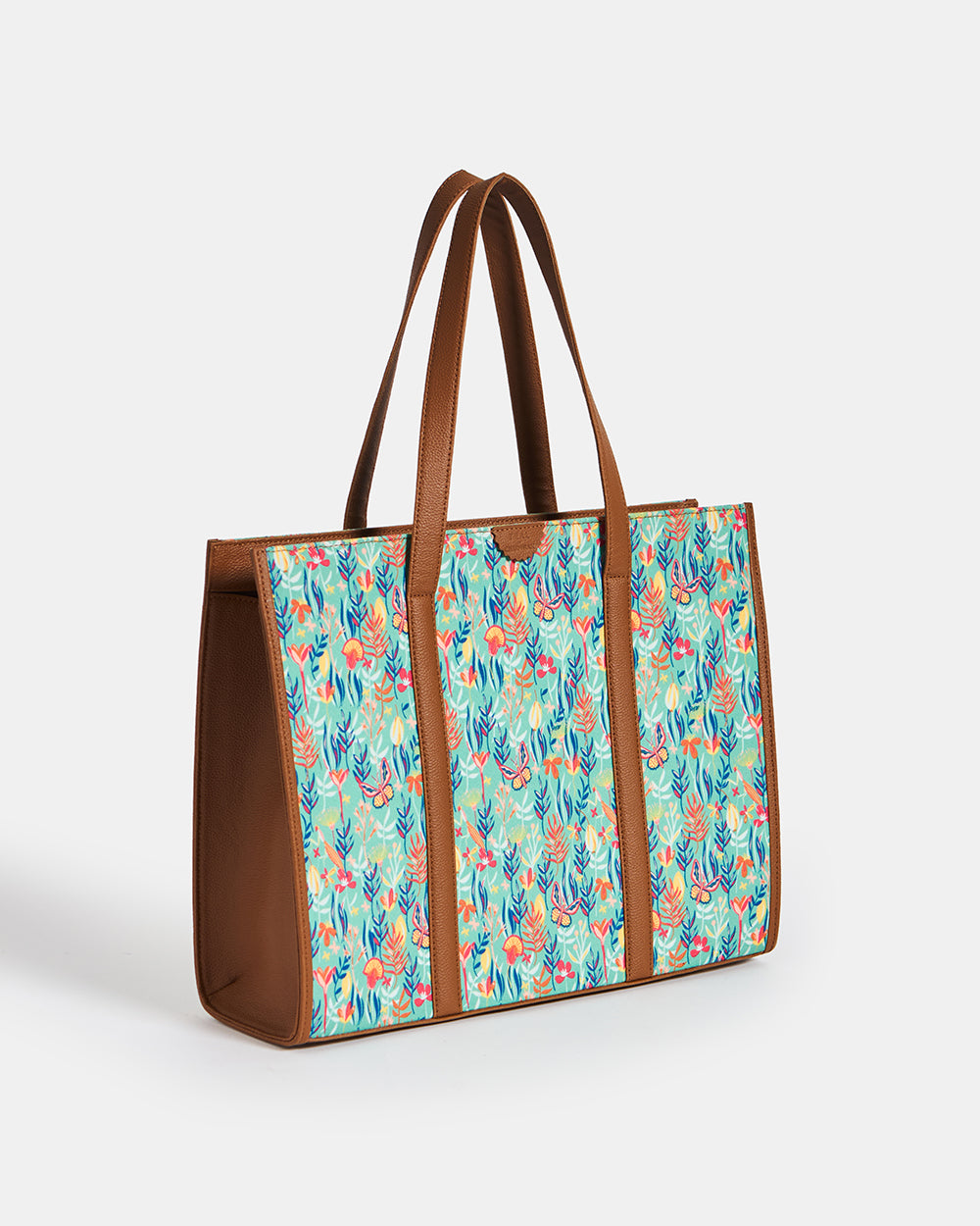 Teal by Chumbak |Tokyo Blooms Canvas Tote