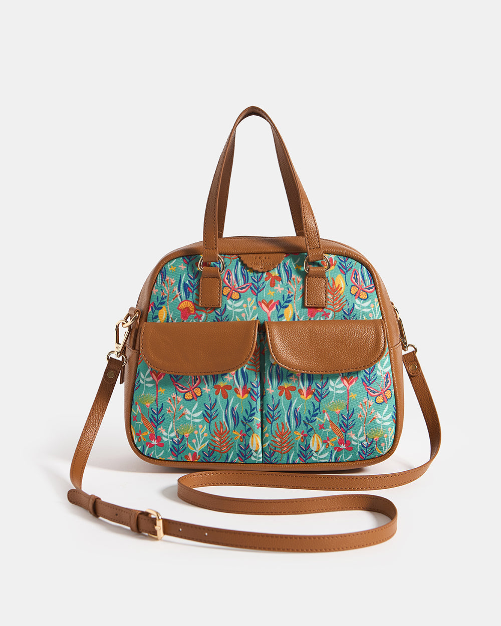 Teal by Chumbak | Tokyo Blooms Hand Bag with Sling