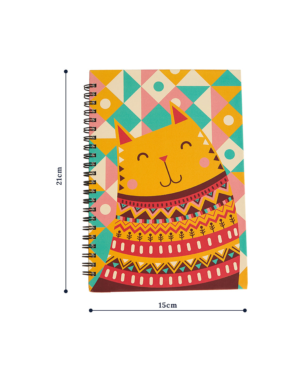 Aztec Cats Spiral Notebook