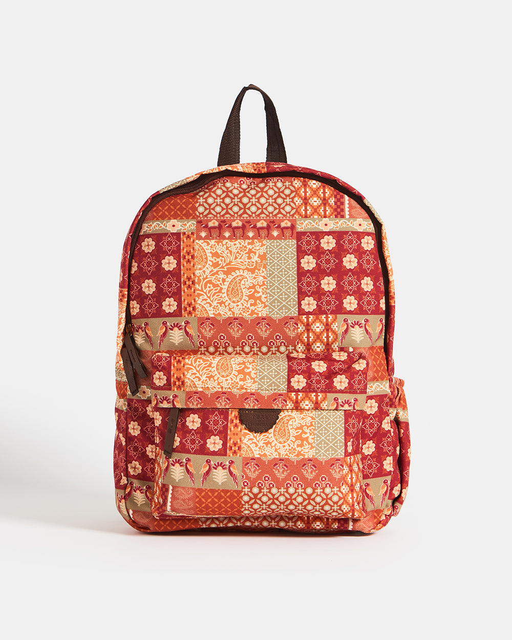 Teal by Chumbak | Terracota Patches & Prints Backpack