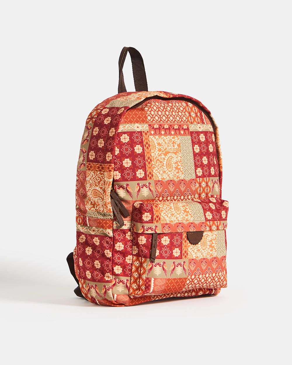 Teal by Chumbak | Terracota Patches & Prints Backpack