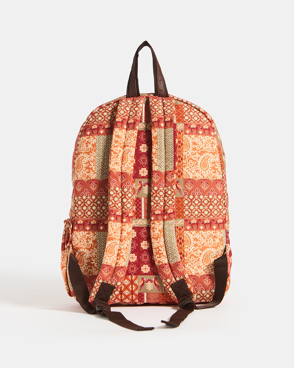 Teal by Chumbak | Terracota Patches & Prints Backpack