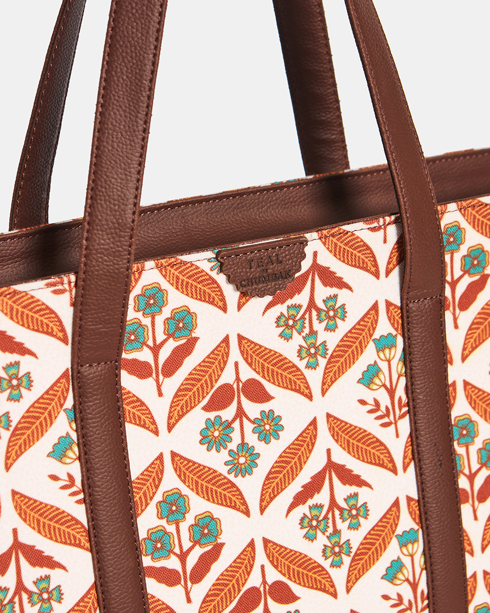 Teal by Chumbak | Jaipuri Jaal Canvas Tote