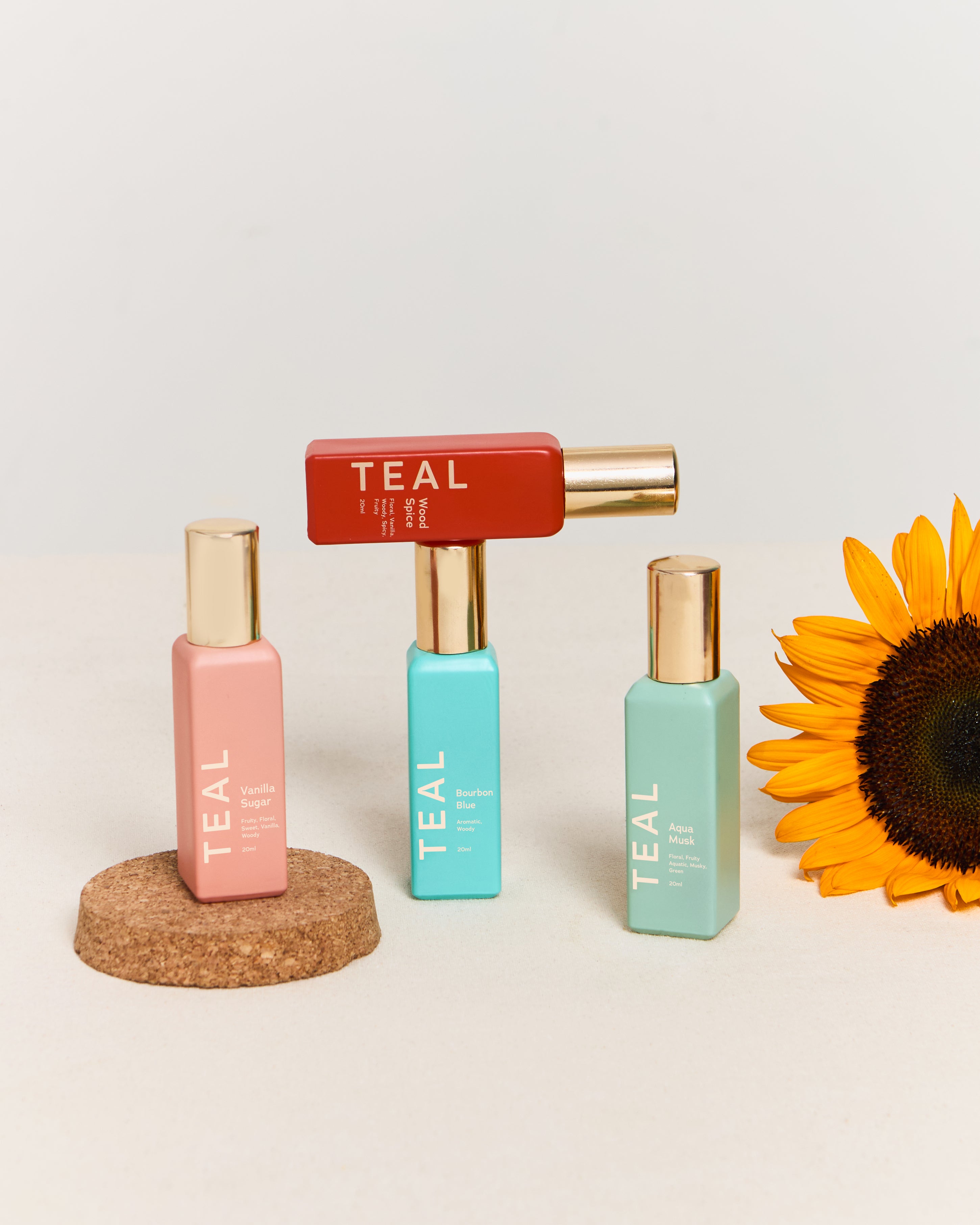 Teal by Chumbak | Wanderlust Perfume Gift, Set of 4