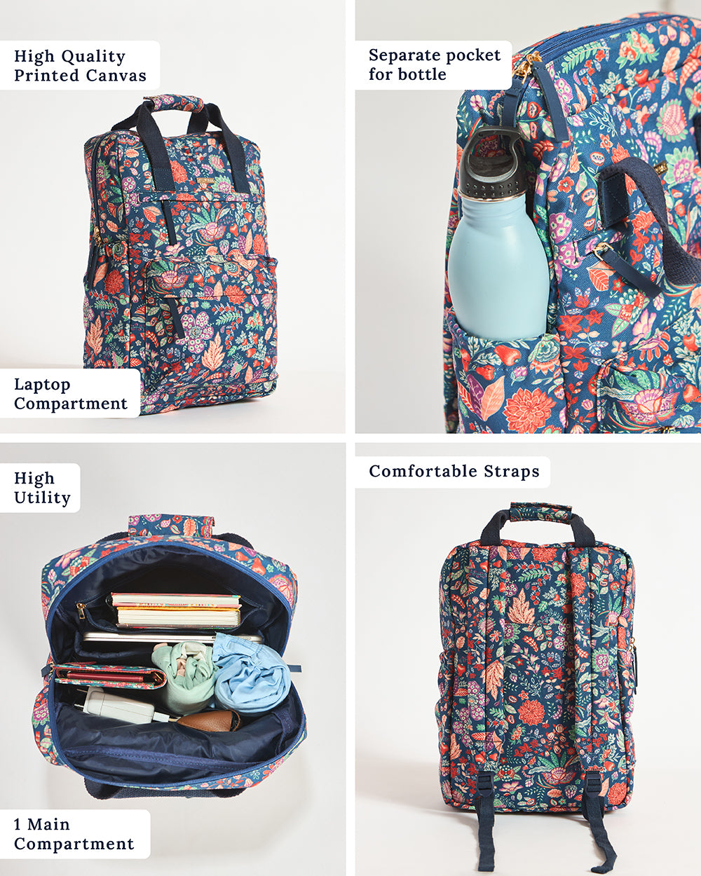 Explorer Backpack - Batik Bloom